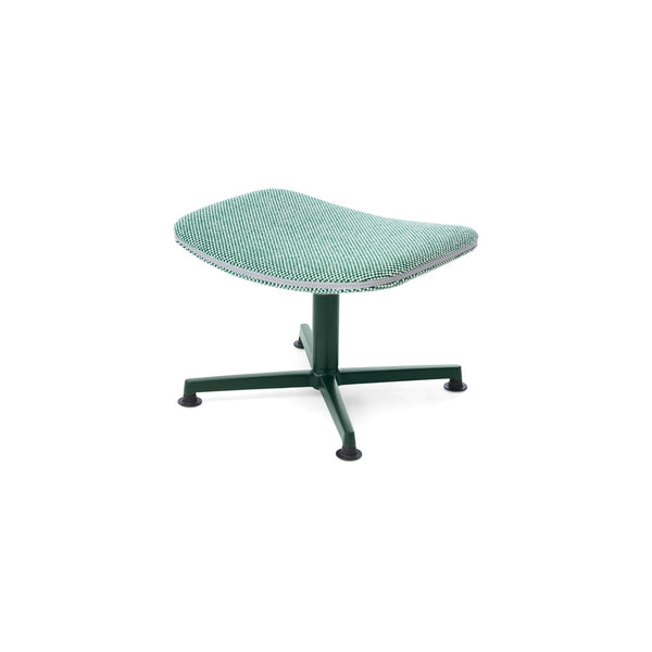 raawii Arba Ottoman Ottoman Dark green base / Kvadrat Sisu 0805 green fabric