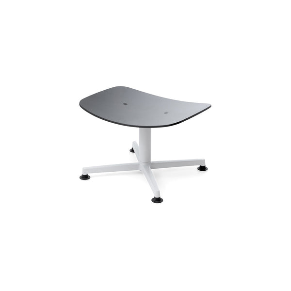 raawii Erwan Bouroullec - Arba Ottoman - Plywood Ottoman Light grey base / anthracite shell