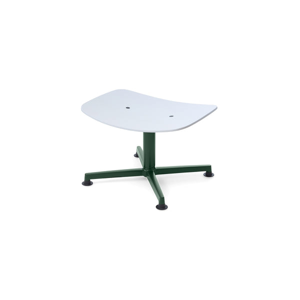 raawii Erwan Bouroullec - Arba Ottoman - Plywood Ottoman Dark green base / light grey shell