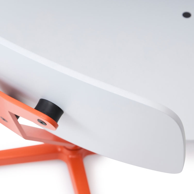 raawii Erwan Bouroullec - Arba lounge chair - Plywood Lounge chair Orange base / light grey shell