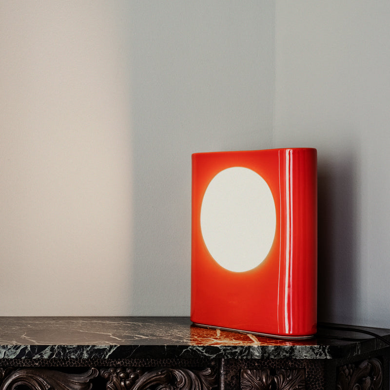 raawii Panter&Tourron - Signal - lamp - small - EU plug Lamp tangerine orange
