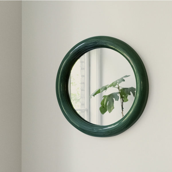Nicholai Wiig-Hansen - Duplum - mirror - reactive glaze - electric jade glossy
