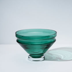 raawii Nicholai Wiig-Hansen - Relæ - glass bowl - large Bowl bristol green