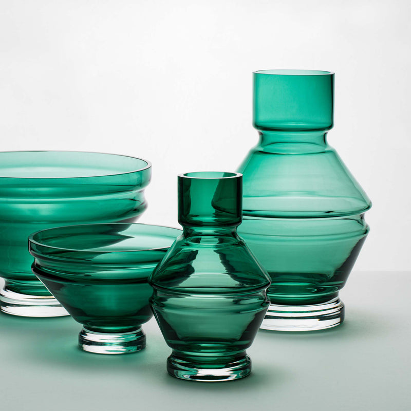 raawii Nicholai Wiig-Hansen - Relæ - glass vase - small Vase bristol green