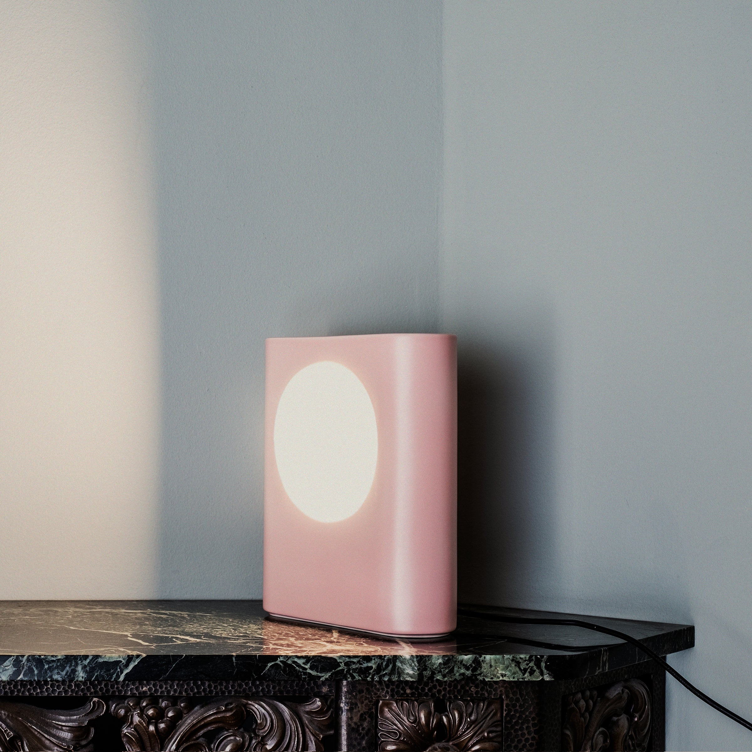 Panter&Tourron Signal lamp small U.K plug coral blush raawii